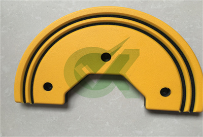cut-to-size yellow/black/yellow double color HDPE boards application